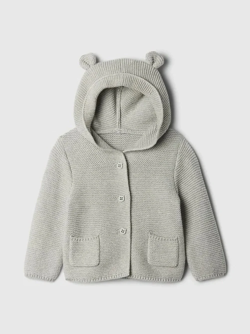 Baby Gap Bear Grey Cardigan